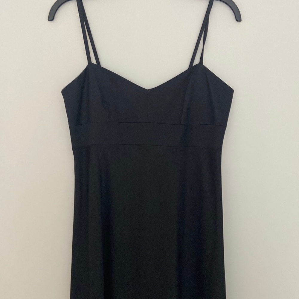 Banana Republic black Satin dress